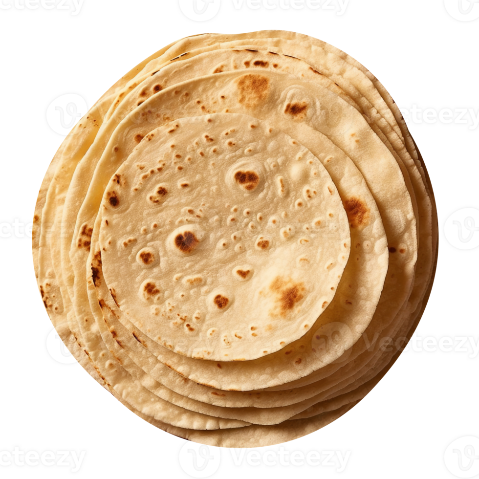 Rolled Rotis and Parathas